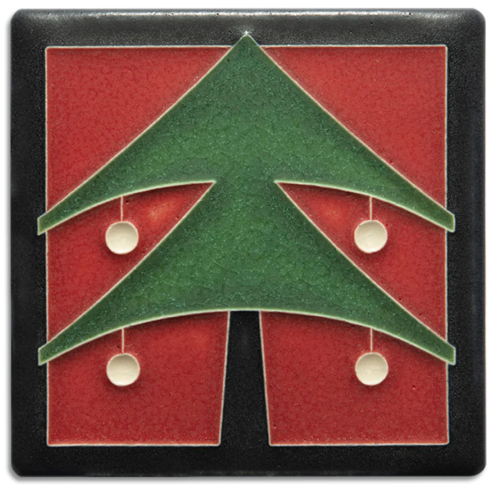 Christmas Tree - 4"x4" Tile