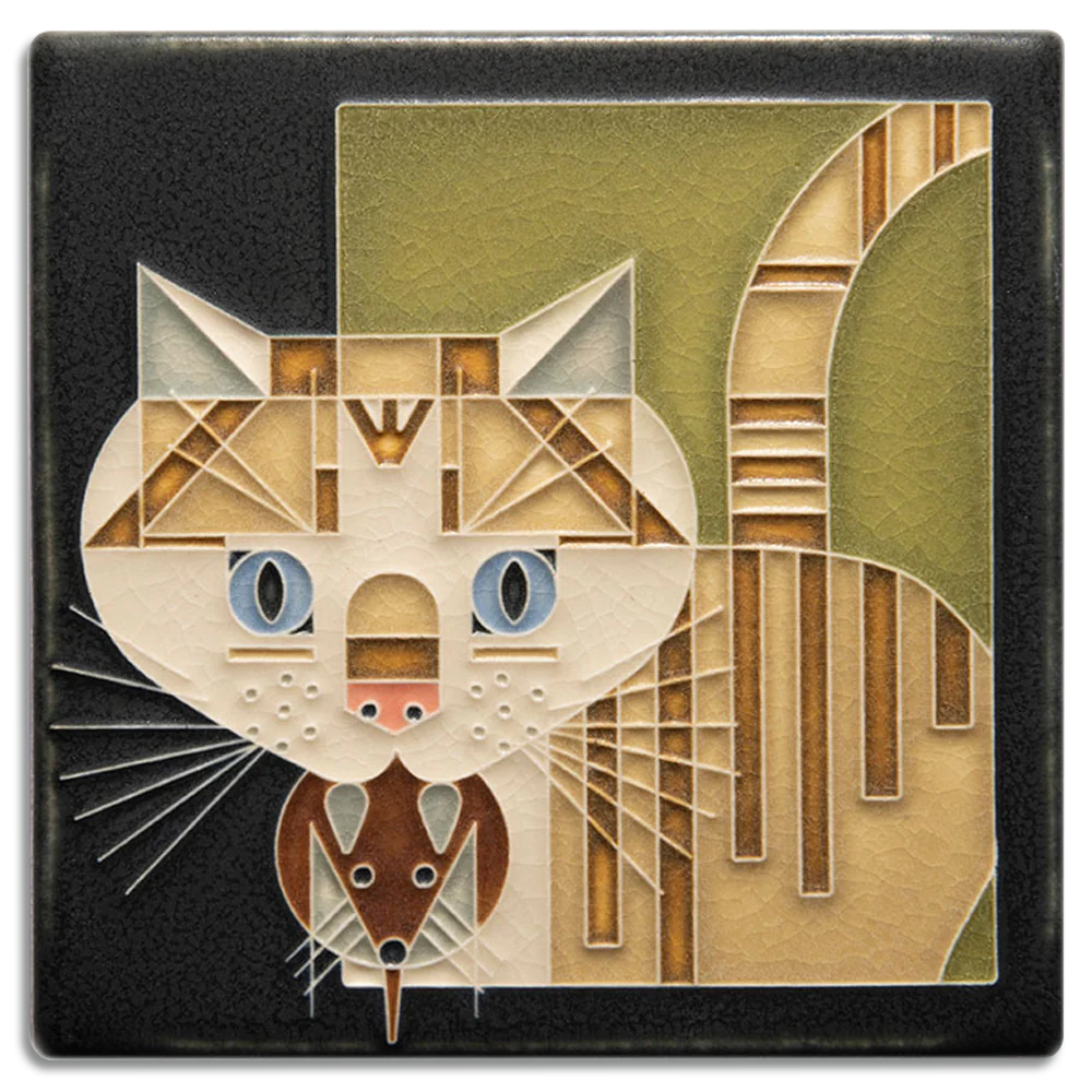 Barn Kitty - 6"x6" Tile