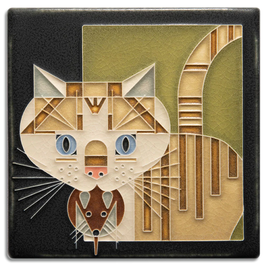 Barn Kitty - 6"x6" Tile