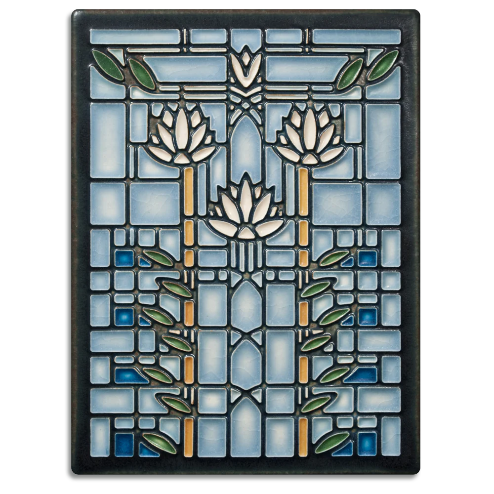 Waterlillies - 6x8 Tile