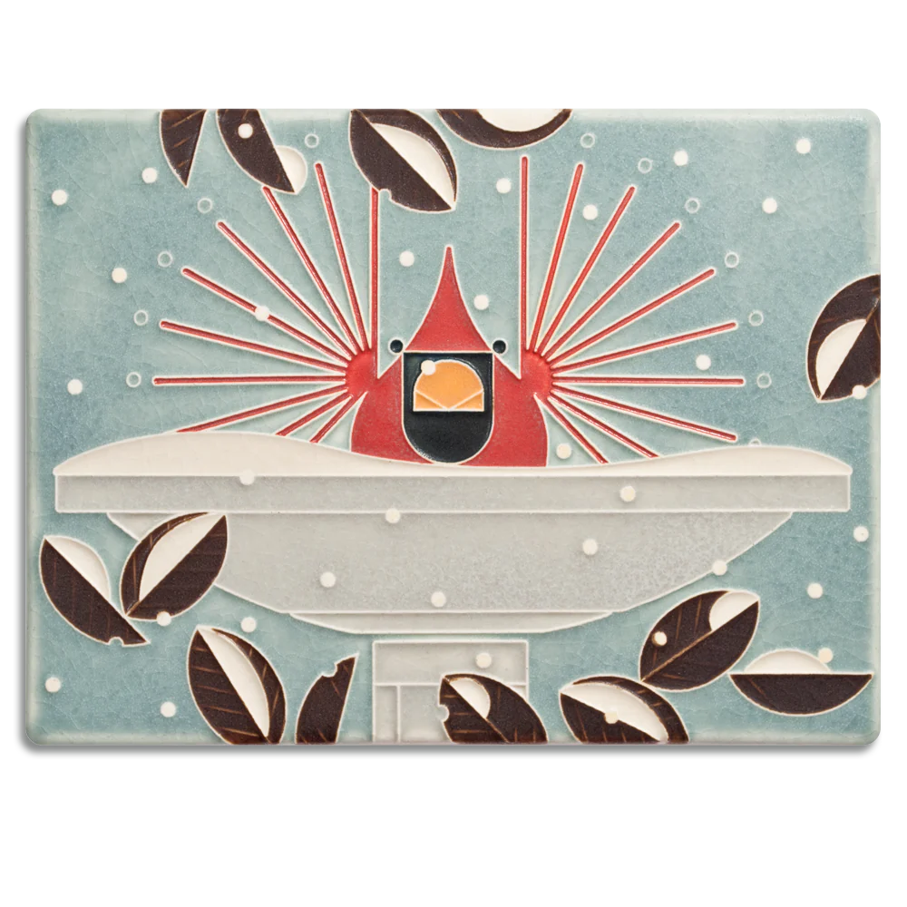 Brrrrdbath - 6"x8" Tile