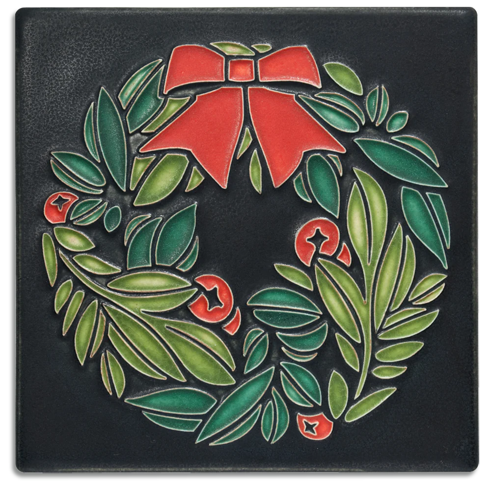 Wreath - 6"x6" Tile