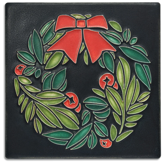 Wreath - 6"x6" Tile