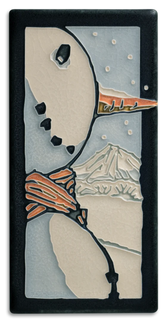 Snowman - 4"x8" Tile