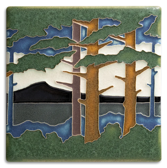 Pine Landscape - 6"x6" Tile