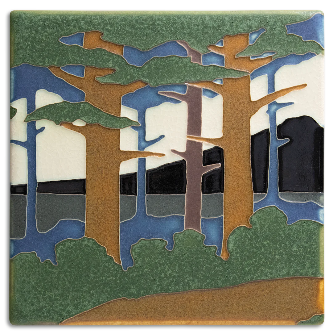 Pine Landscape - 8"x8" Tile
