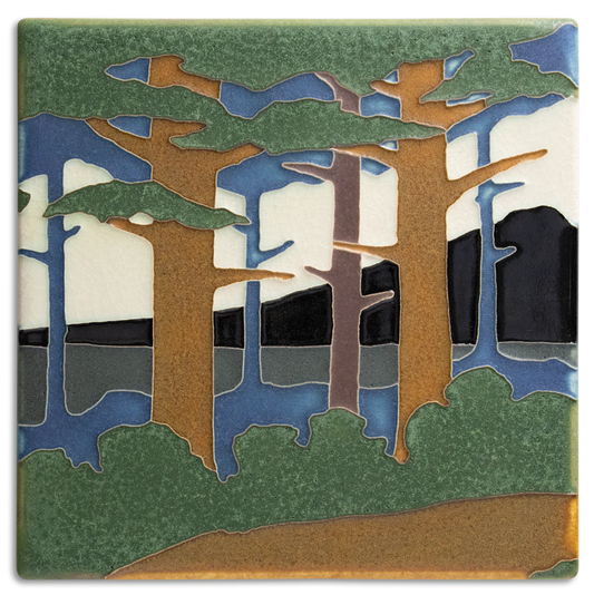 Pine Landscape - 8"x8" Tile