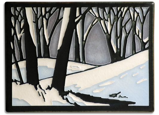 Snowscape - 6"x8" Tile