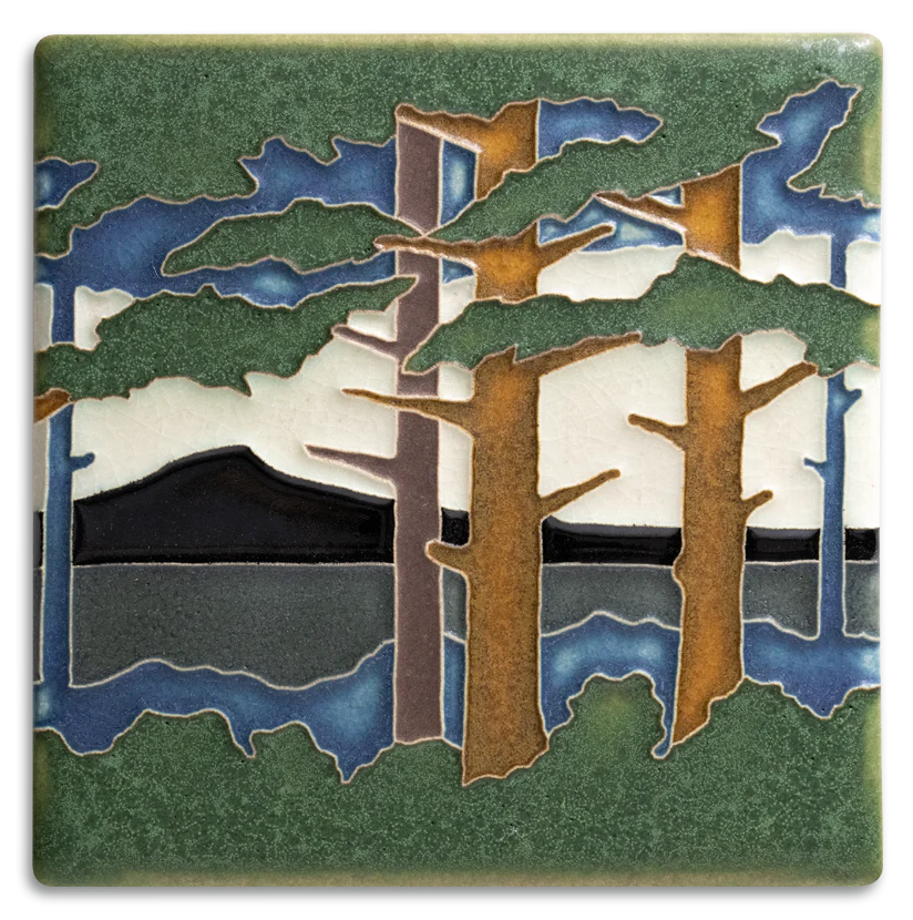 Pine Landscape - 6"x6" Tile