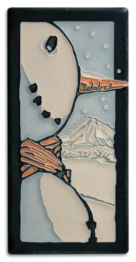 Snowman - 4"x8" Tile