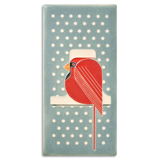 Cool Cardinal - 4"x8" Tile