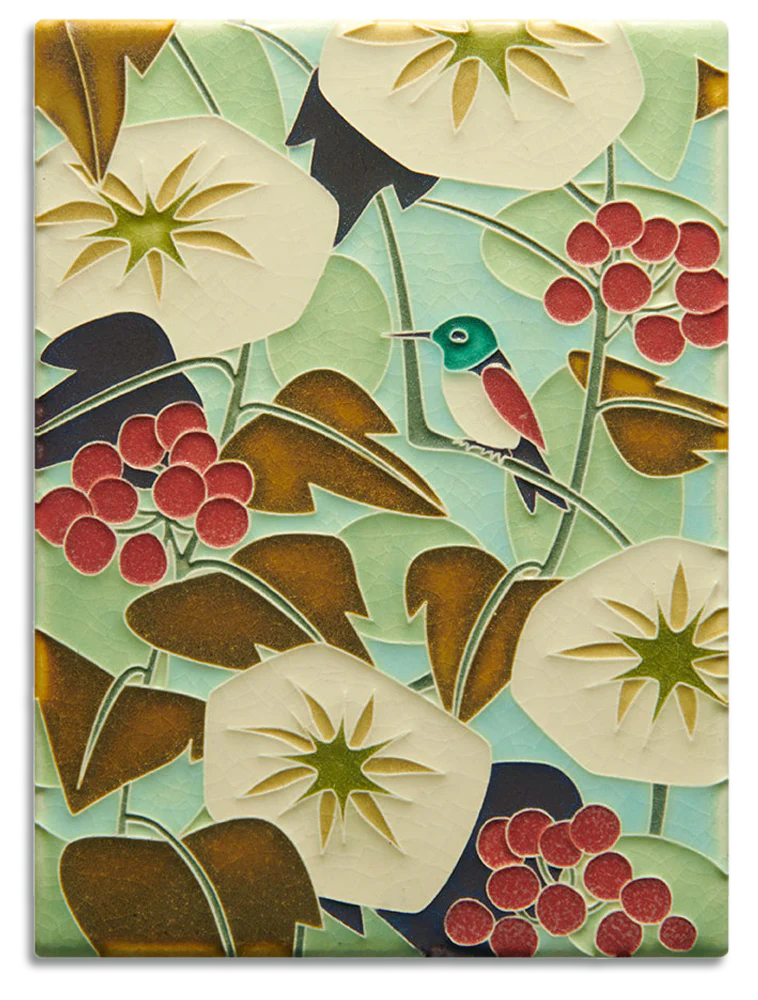 Hummingbird - 6"x8" Tile