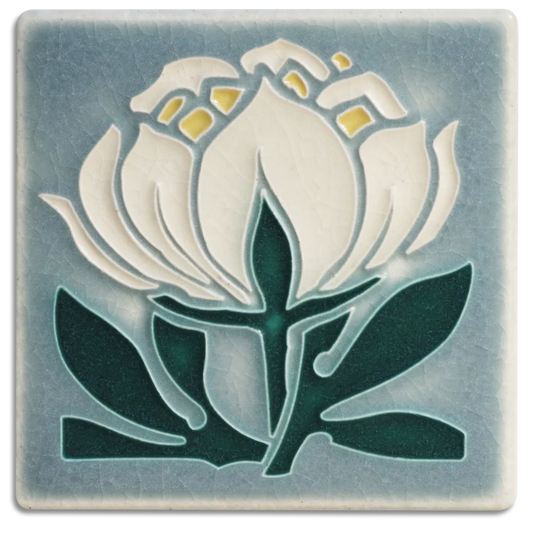 Peony Bloom - 4"x4" Tile