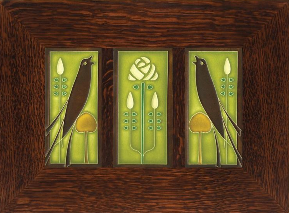 Songbirds - 4"x8" Framed Tile Set