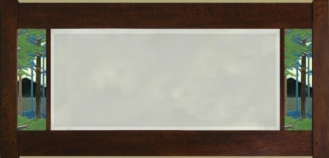 Mantle Mirror with 4"x12" Tiles