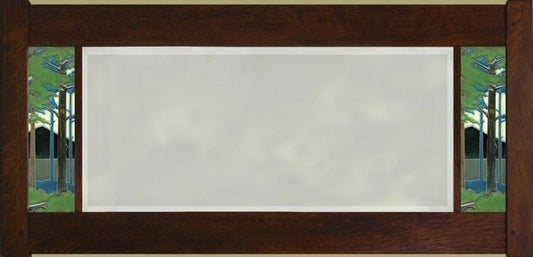 Mantle Mirror with 4"x12" Tiles