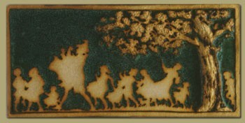 Piper with Detailed Tree - 6"x12" Tile