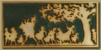 Piper with Plain Tree - 6"x12" Tile