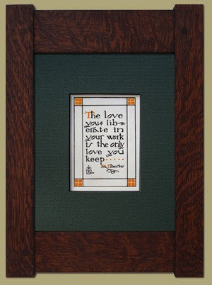 Roycroft Motto - Love