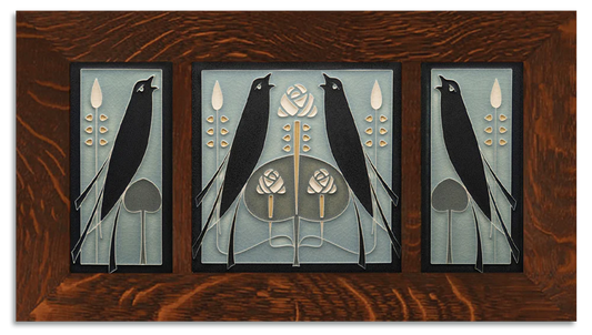 Songbirds - 4"x8" & 8"x8" Framed Tile Set