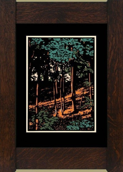 Summer Woods II - Laura Wilder's Limited Edition Block Print