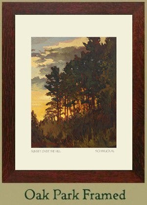 Sunset Over The Hill