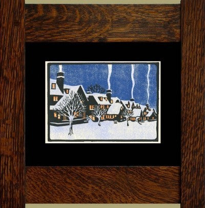 Winter in Montreal - Laura Wilder's Signed Mini-giclee