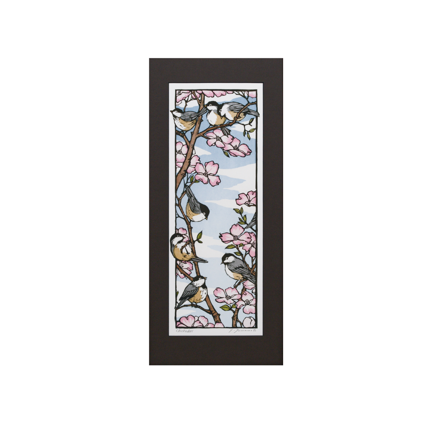 Chickadees (Giclée)