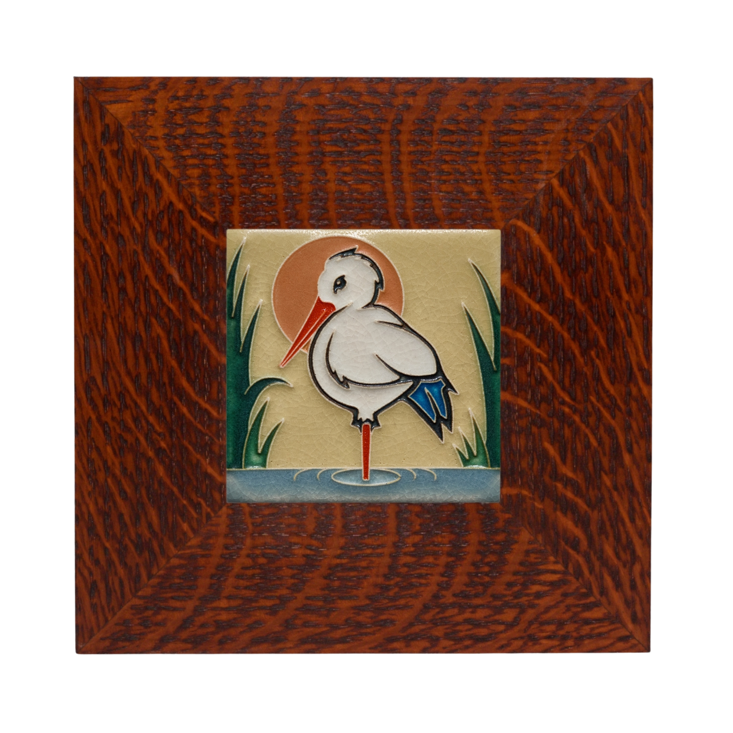 Baby Stork - 4"x4" Tile