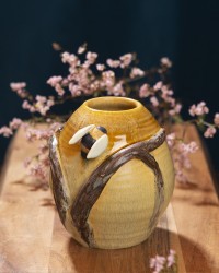 Honey Bound Vase by Ephraim Pottery