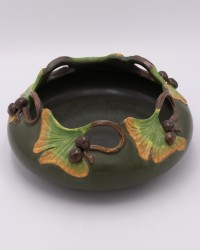 Centerpiece Ginkgo Bowl by Ephraim Pottery