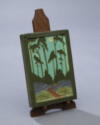 Cambria Pines Ceramic Pottery Tile by Ephraim Pottery 