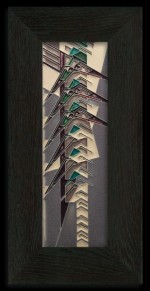 Motawi Tile: 8x8 Frame Ebony - Frank Lloyd Wright's Martin House Museum  Store