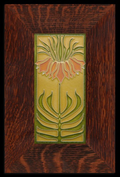 4 x 8 Persian Lily by Motawi Tileworks